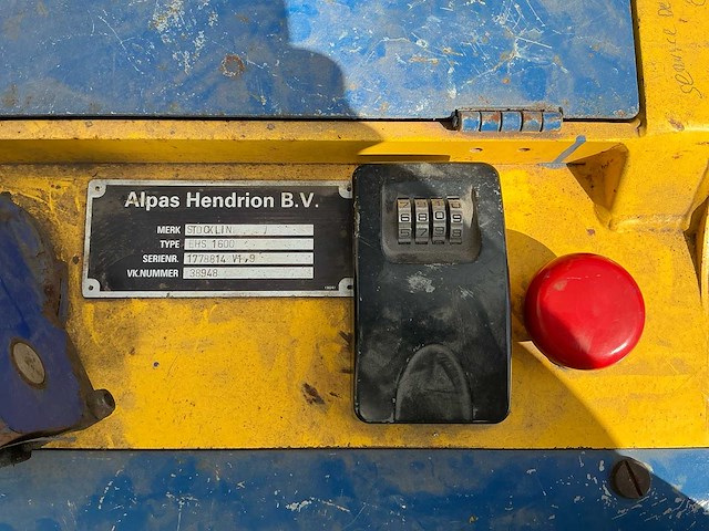 2014 stocklin ehs1600 stapelaar - afbeelding 8 van  10