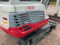 2014 takeuchi tb228 minigraafmachine - afbeelding 9 van  32