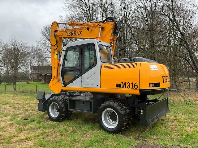 2014 terrax m316 mobiele graafmachine - afbeelding 12 van  43