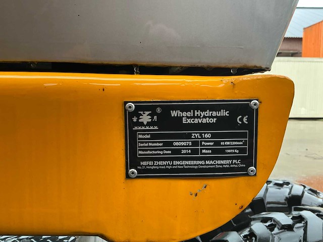 2014 terrax m316 mobiele graafmachine - afbeelding 38 van  42