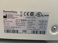2014 thermowetenschappelijke heraeus megafuge 40r centrifuge - afbeelding 7 van  8