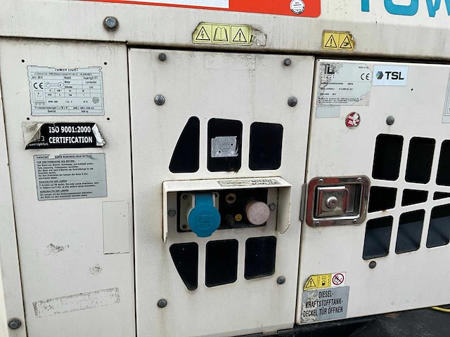 2014 tower light superlight vt1 led lichtmast aggregaat aanhangwagen - afbeelding 15 van  17