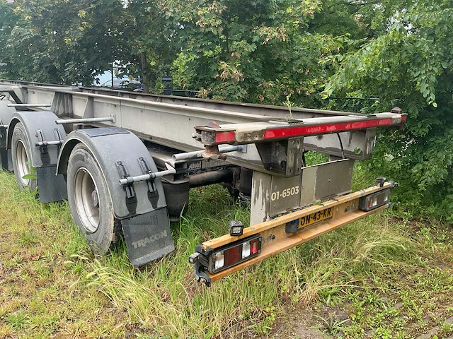 2014 tracon trailers to1530 oplegger / chassis - afbeelding 29 van  32