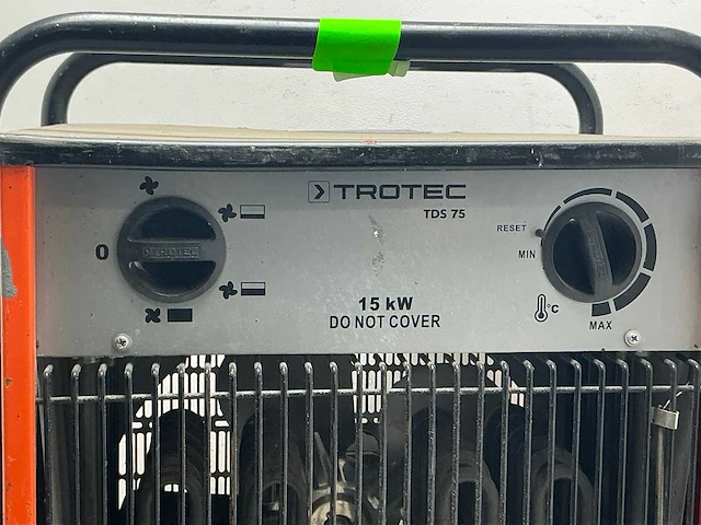 2014 trotec tds 75 elektroheater 15kw 400v - afbeelding 2 van  7
