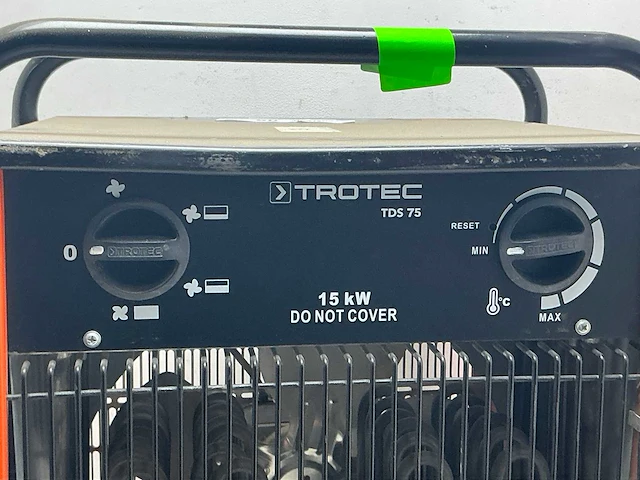 2014 trotec tds 75 elektroheater 15kw 400v - afbeelding 2 van  7