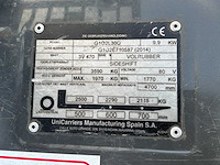 2014 uni carriers g102l30q vorkheftruck - afbeelding 6 van  10