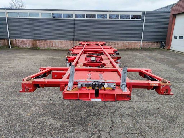 2014 van hool a3c002 container chassis - afbeelding 9 van  19