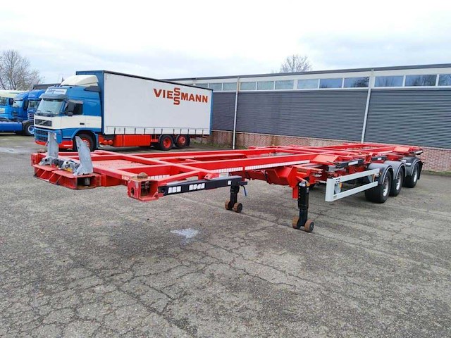 2014 van hool a3c002 container chassis - afbeelding 1 van  19