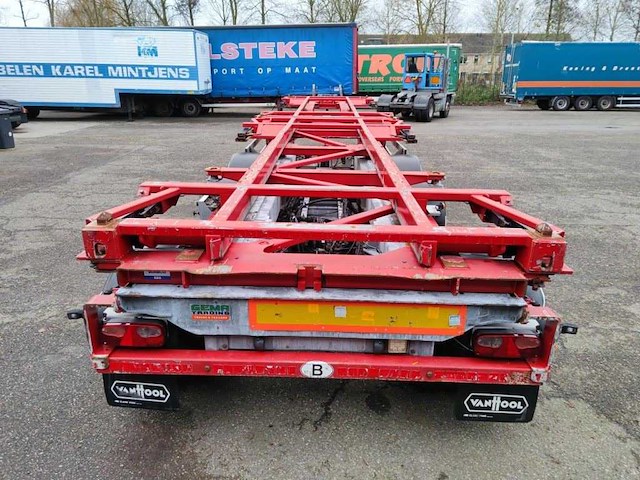 2014 van hool a3c002 container chassis - afbeelding 14 van  19
