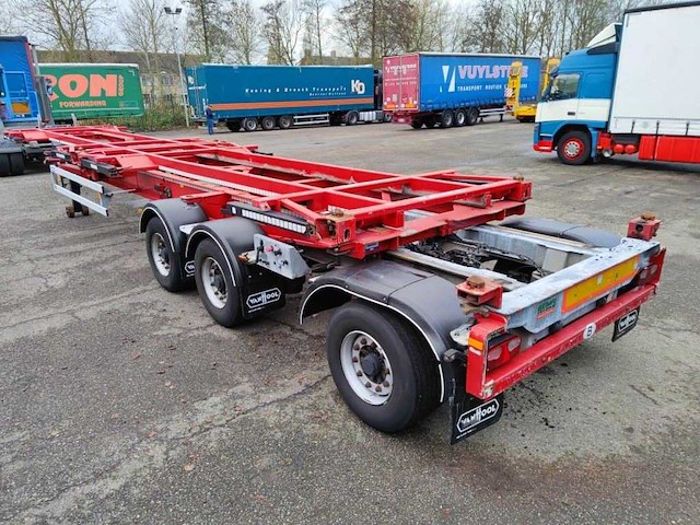 2014 van hool a3c002 container chassis - afbeelding 16 van  19