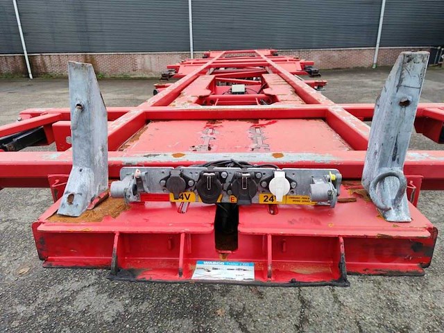 2014 van hool a3c002 container chassis - afbeelding 19 van  19