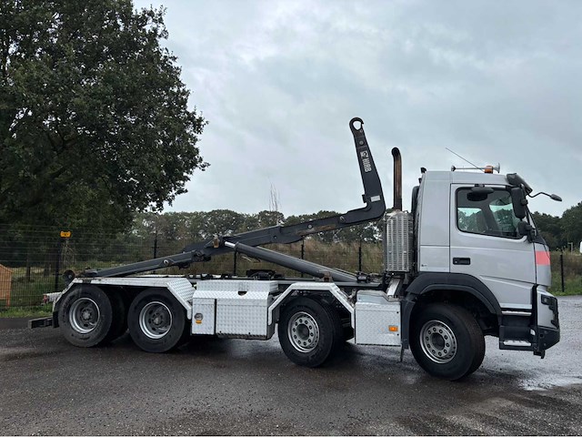 2014 volvo fmx 460 hiab 21t haakarm / containersysteem vrachtwagen - afbeelding 2 van  67