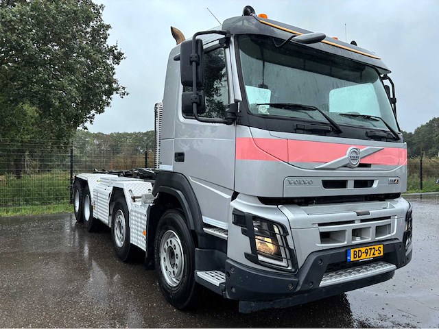 2014 volvo fmx 460 hiab 21t haakarm / containersysteem vrachtwagen - afbeelding 15 van  67