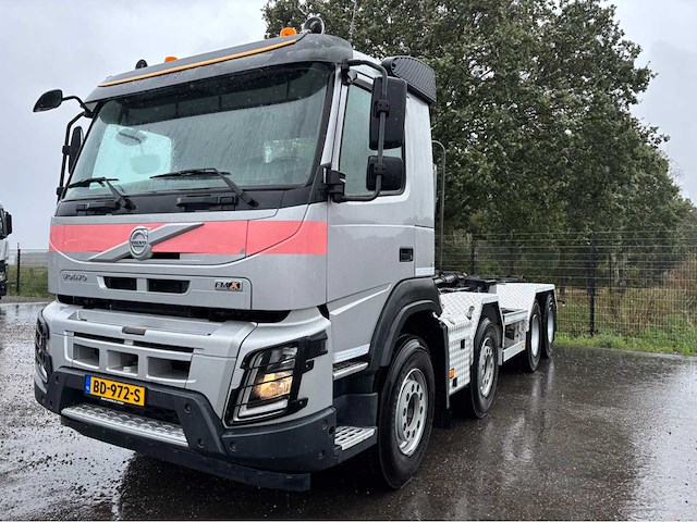 2014 volvo fmx 460 hiab 21t haakarm / containersysteem vrachtwagen - afbeelding 16 van  67