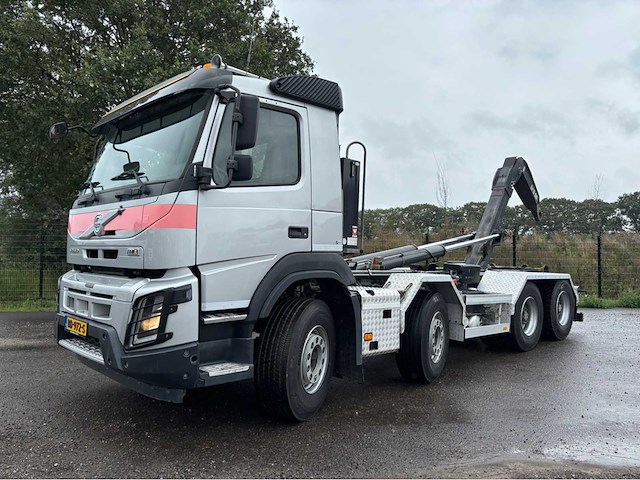 2014 volvo fmx 460 hiab 21t haakarm / containersysteem vrachtwagen - afbeelding 23 van  67