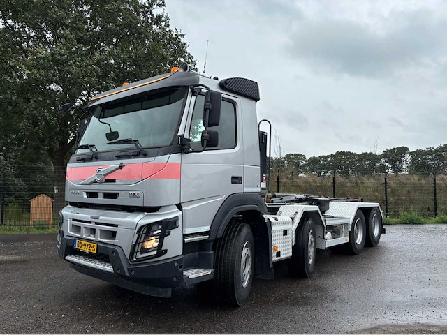 2014 volvo fmx 460 hiab 21t haakarm / containersysteem vrachtwagen - afbeelding 66 van  67