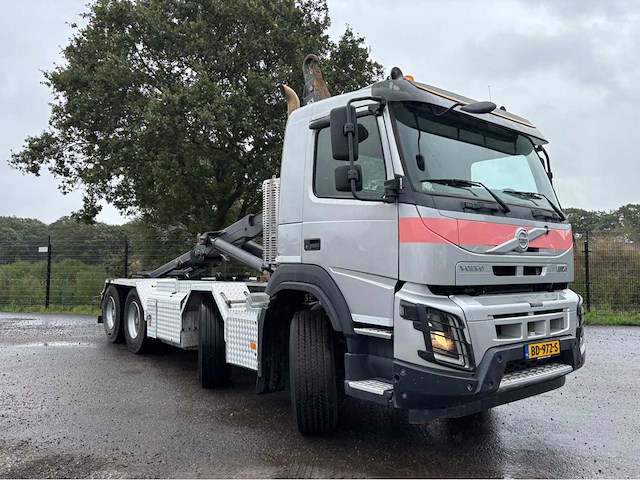 2014 volvo fmx 460 hiab 21t haakarm / containersysteem vrachtwagen - afbeelding 67 van  67