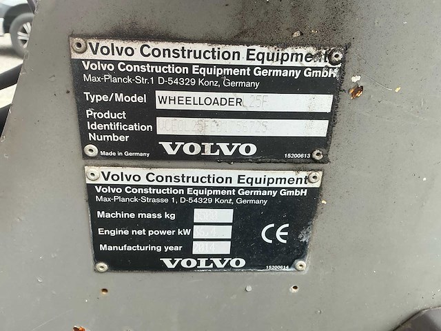 2014 volvo l25f - shovel - afbeelding 17 van  19