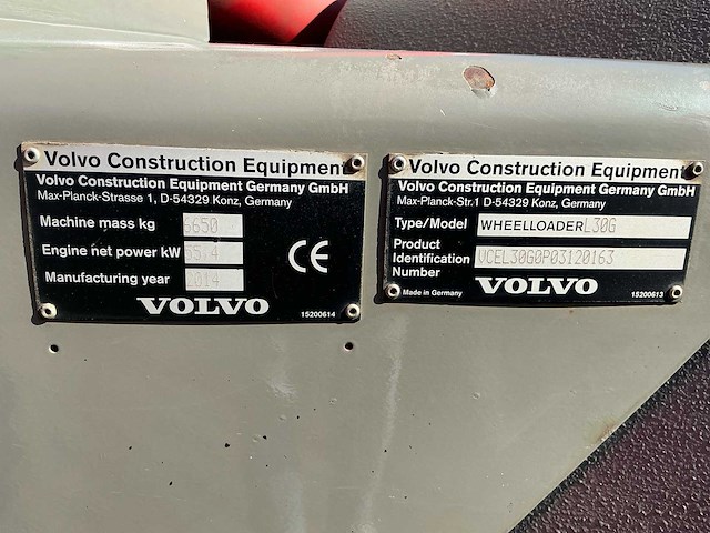 2014 volvo l30 shovel - afbeelding 30 van  36
