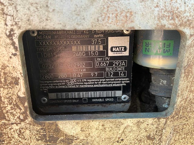 2014 wacker-neuson d81s trilplaat - afbeelding 5 van  5