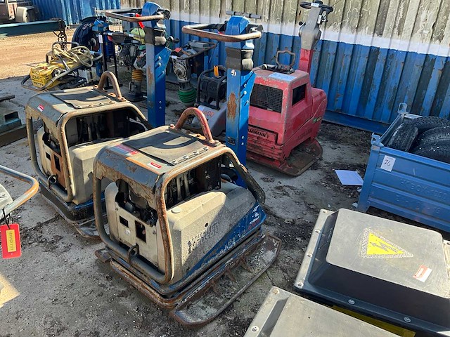 2014 wacker-neuson d81s trilplaat - afbeelding 3 van  6