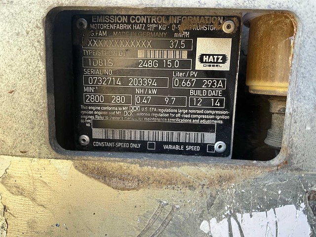 2014 wacker-neuson d81s trilplaat - afbeelding 6 van  6