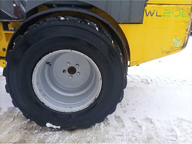 2014 wacker neuson wl20e elektrische mini shovel / wiellader - afbeelding 2 van  18