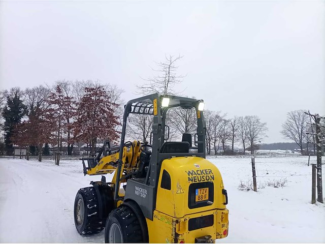 2014 wacker neuson wl20e elektrische mini shovel / wiellader - afbeelding 13 van  18
