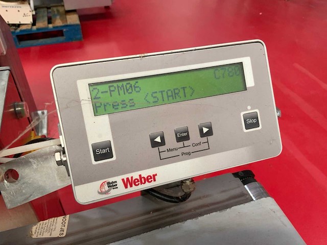 2014 weber alpha compact inline etiketteermachine - afbeelding 3 van  8