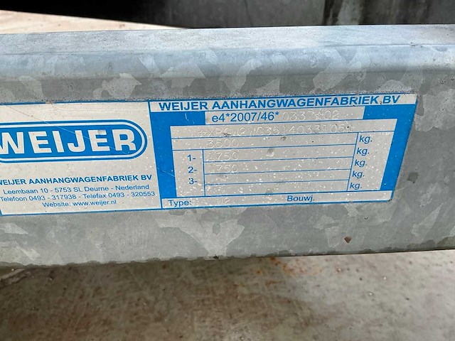 2014 weijer aanhangwagen - afbeelding 6 van  21