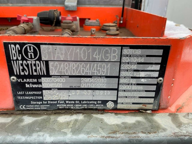 2014 western global 30tcg brandstof opslagtank - afbeelding 7 van  8