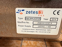 2014 zetes p&a applicator print- en etiketteermachine - afbeelding 4 van  12