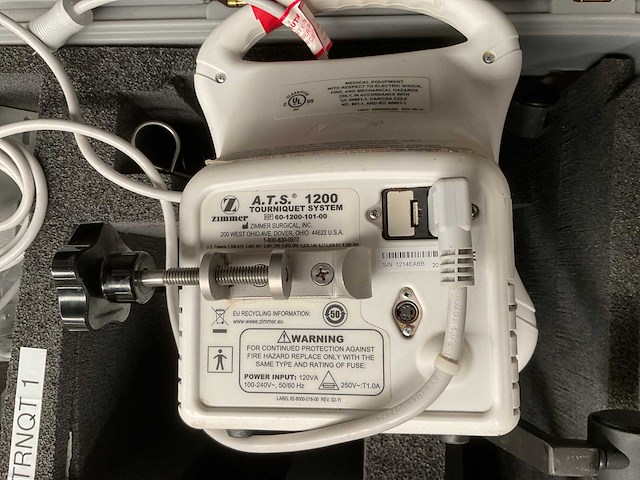 2014 zimmer 1200 pneumatic tourniquet system - afbeelding 6 van  8