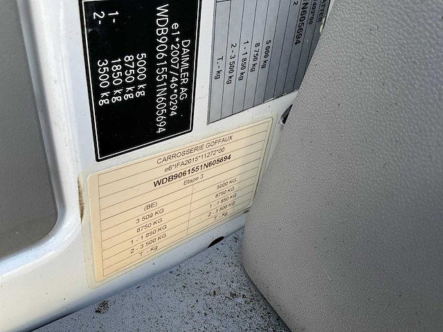 2015 - mercedes-benz - sprinter - be-trekker - afbeelding 4 van  38