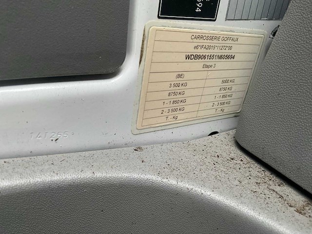 2015 - mercedes-benz - sprinter - be-trekker - afbeelding 28 van  38