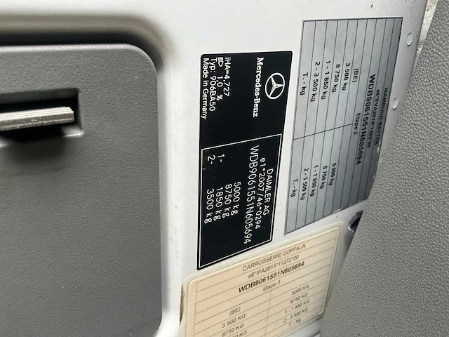 2015 - mercedes-benz - sprinter - be-trekker - afbeelding 7 van  11