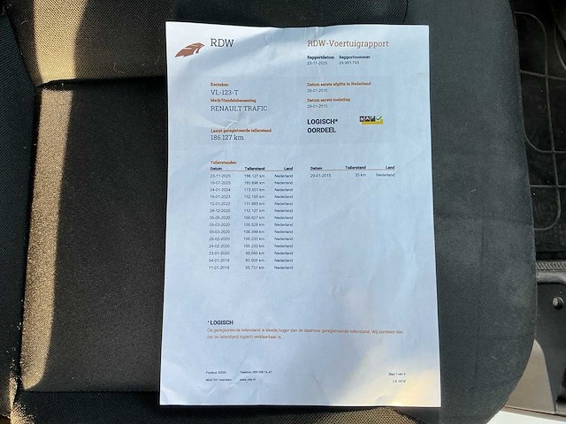 2015 - renault - trafic - 1.6 dci t27 l1h1 com - bedrijfswagen - afbeelding 5 van  14