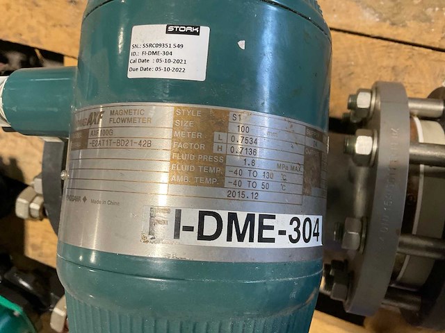 2015 admag axf100g magnetische flowmeter - afbeelding 1 van  1