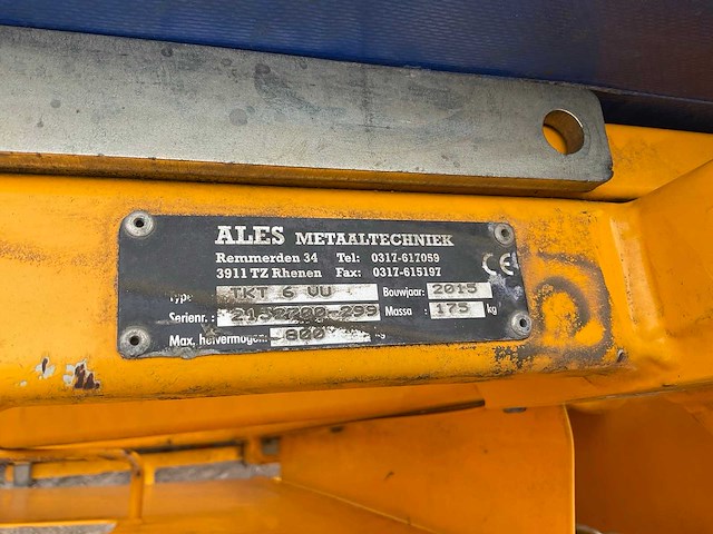 2015 ales tkt 6 vu mechanische gevelsteentang - afbeelding 5 van  5