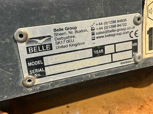 2015 altrad belle pclx 320 trilplaat 11kn benzine - afbeelding 6 van  7
