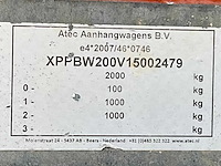 2015 atec eb2 2-1 dubbelas aanhangwagen - afbeelding 13 van  20