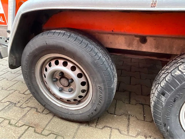 2015 atec eb2 2-1 dubbelas huif aanhangwagen - afbeelding 3 van  13