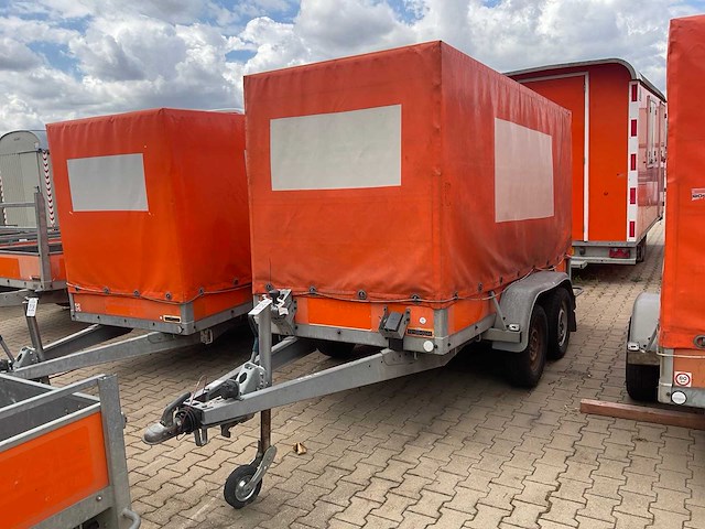 2015 atec eb2 2-1 dubbelas huifaanhangwagen - afbeelding 1 van  8