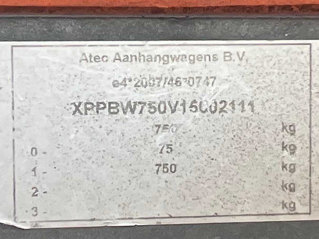 2015 atec eo1300 aanhangwagen - afbeelding 6 van  15