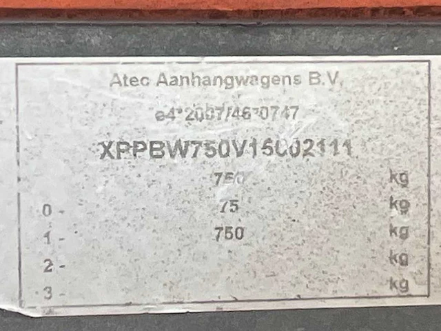2015 atec eo1300 aanhangwagen - afbeelding 15 van  15