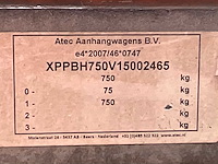 2015 atec eo1300 huifaanhangwagen - afbeelding 4 van  12
