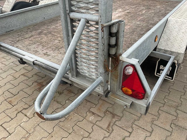 2015 atec mg1 3500 graafmachine transporter / voertuig aanhangwagen - afbeelding 4 van  18