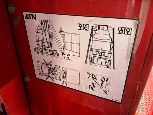 2015 atn piaf 880r hoogwerker - afbeelding 3 van  12