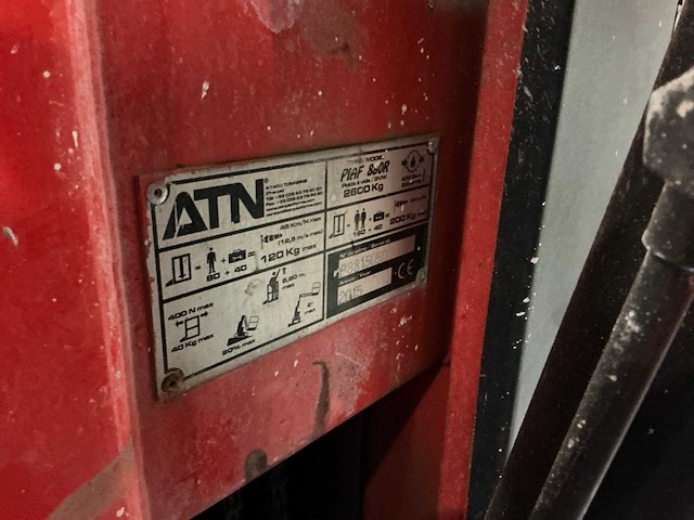 2015 atn piaf 880r hoogwerker - afbeelding 4 van  12