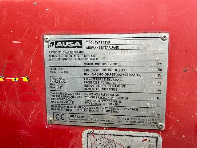 2015 ausa d100 aha dumper - afbeelding 24 van  30